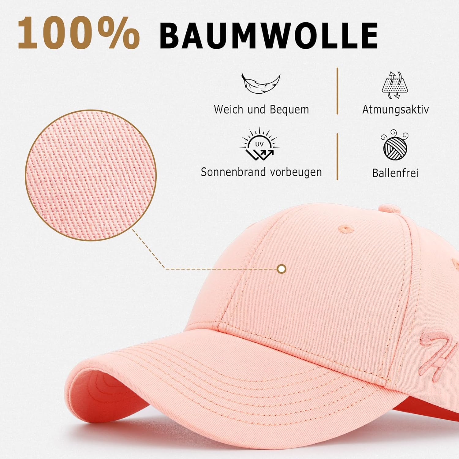 Thumbnail 1 de HASAGEI Baseball Cap 54 bis 62 cm