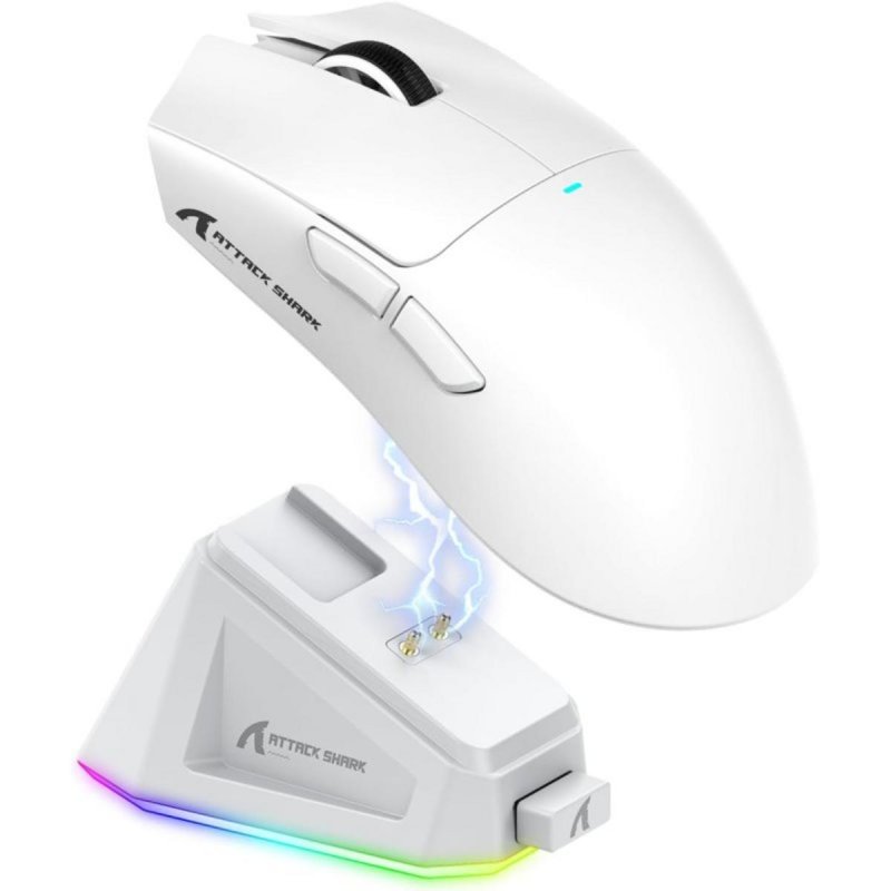 Detalle de Ratón Gaming X11 Ultraligero de Attack-Shark: rendimiento profesional a solo 63 g