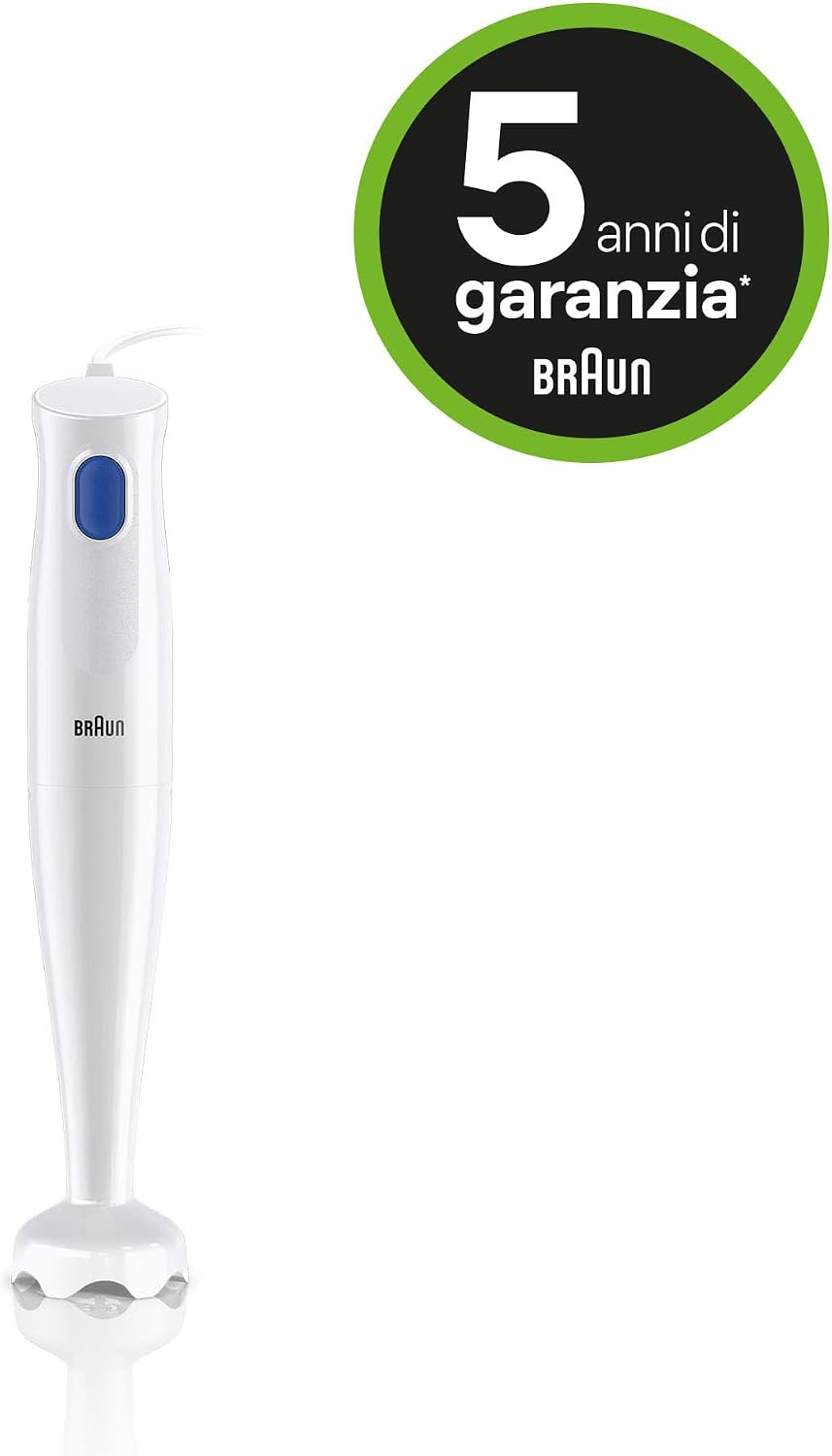 Detalle 2 de Braun MINIPIMER MQ10.000P frullatore a immersione leggero 5 anni