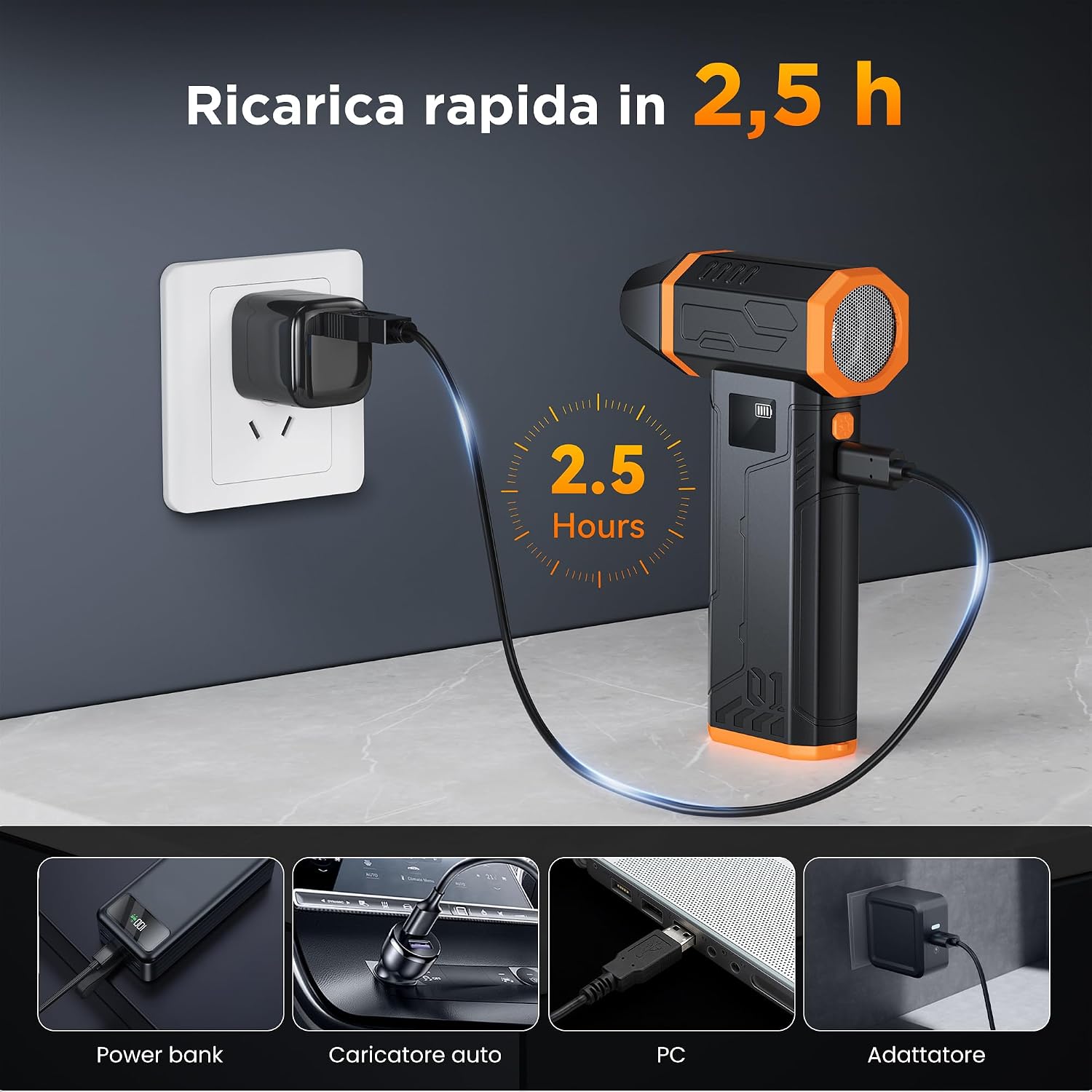 Detalle de VIWAVE Aria Compressa 150.000 RPM Spray