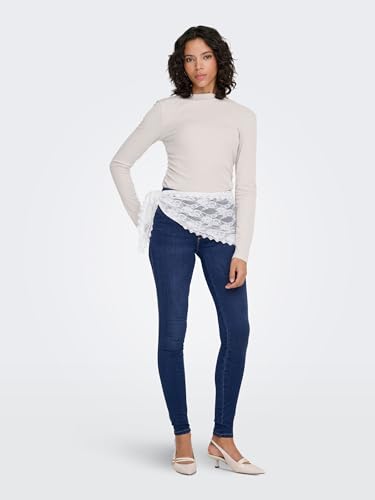 Detalle de ONLY NOS Damen ONLROYAL HW Skinny Jeans BB BJ13964 – Blau, XL (42/L32)