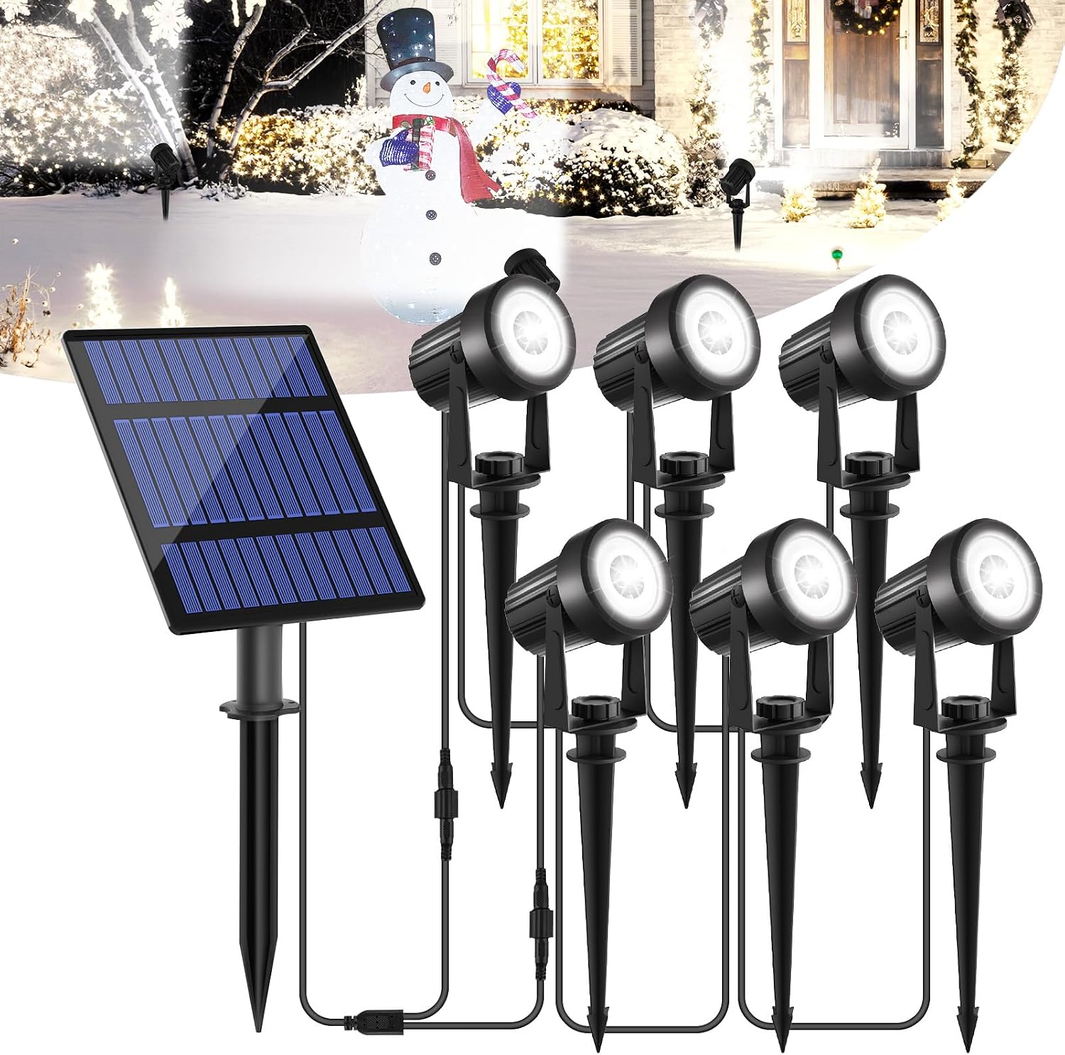 Detalle de Gartenstrahler Solar Außen 6000K