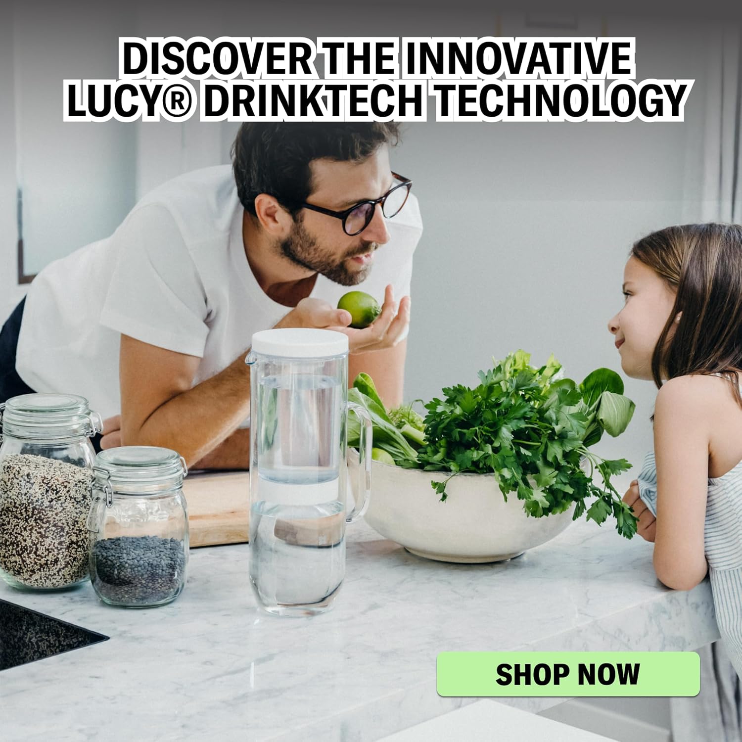 Detalle de LUCY® 3x Filtri Clarity Pad per Caraffa Filtrante LUCY® – Filtri acqua carboni attivi certificati TÜV
