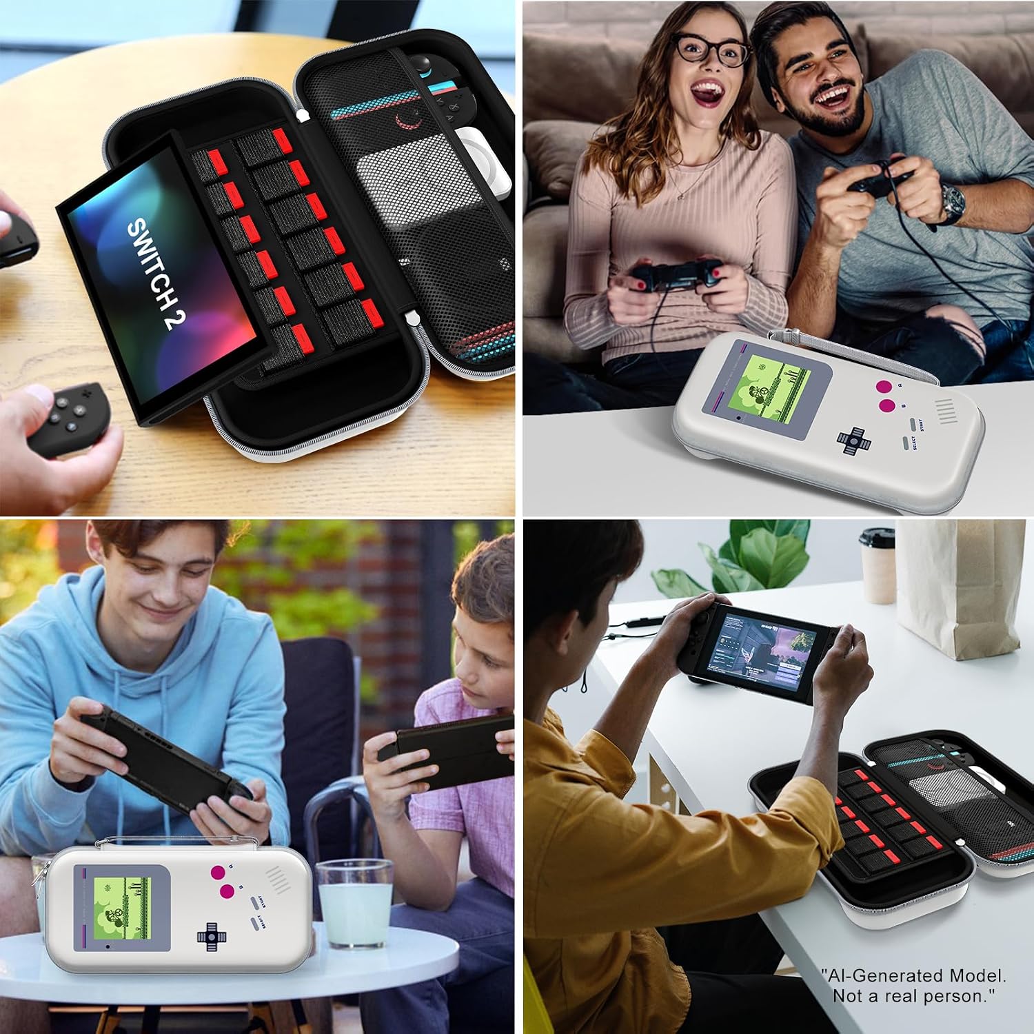 Thumbnail 6 de ivoler Switch 2-RetroShell DMG Carrying Case for Nintendo Switch 2, EVA Shell