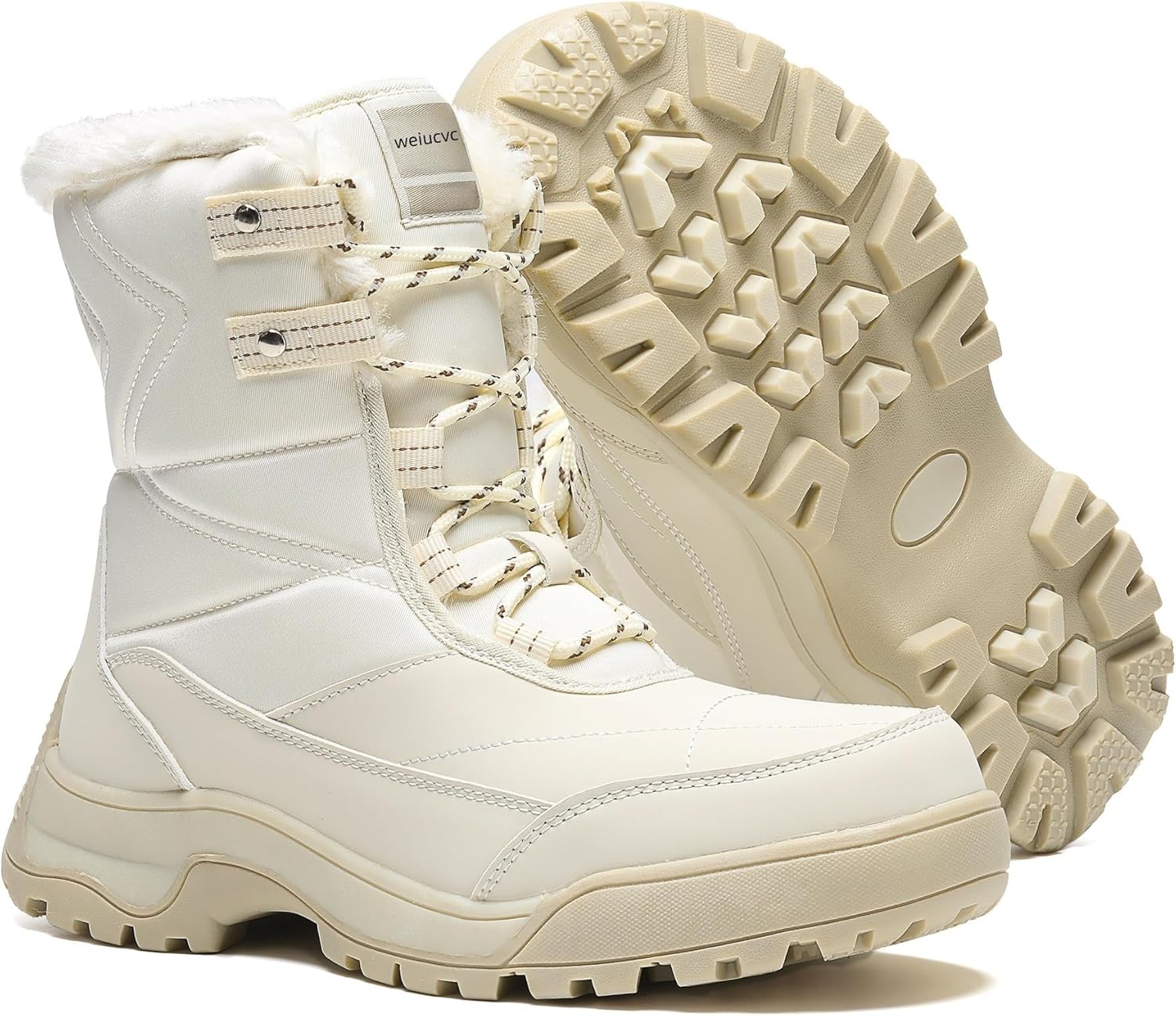 Thumbnail 3 de weiucvc Damen Winterstiefel – leichte warme Schneestiefel mit rutschfester Outdoor-Sohle