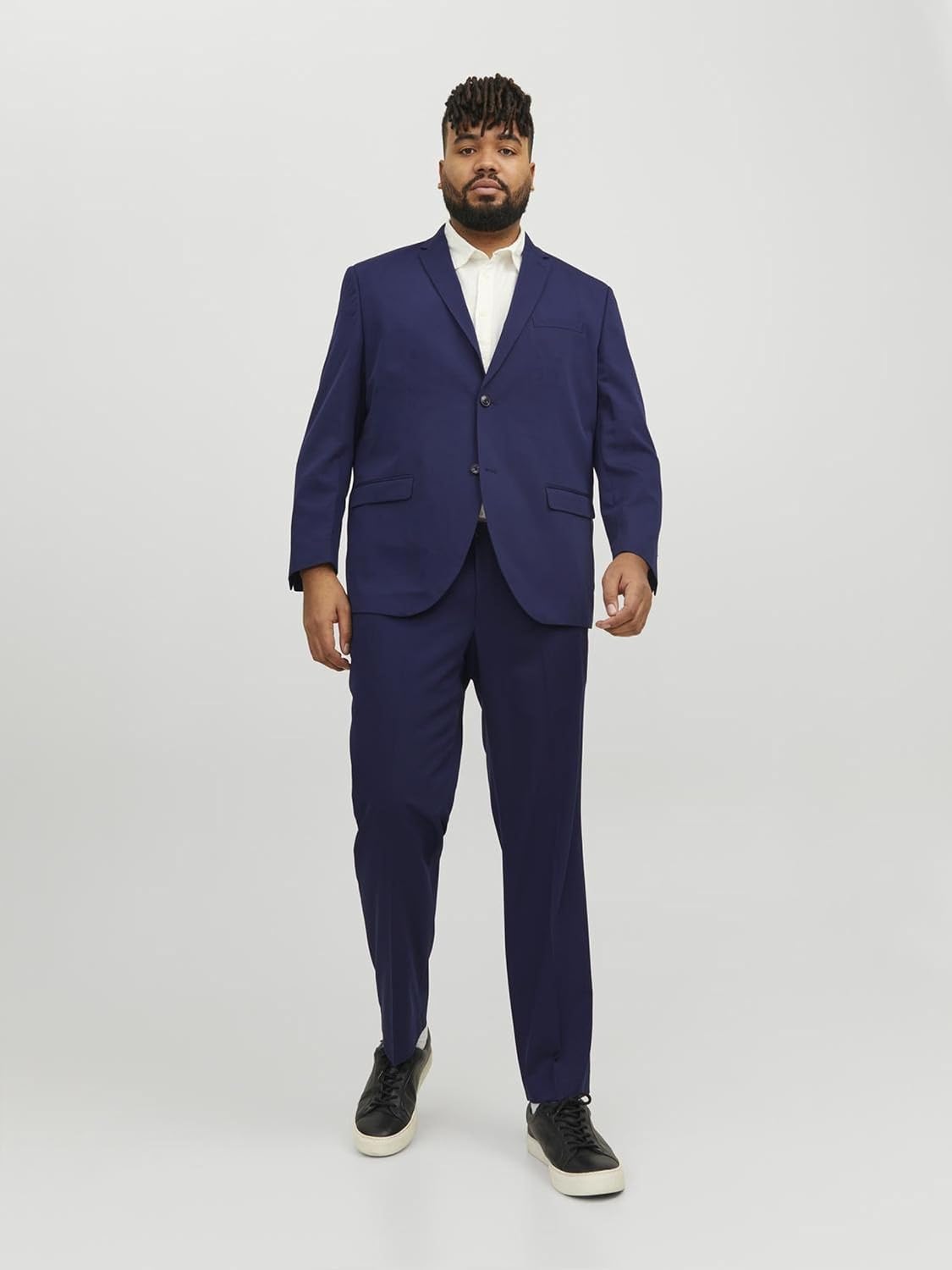 Detalle 2 de Jack&Jones Plus Jprfranco Anzug Ps – Medieval Blue, Größe 72