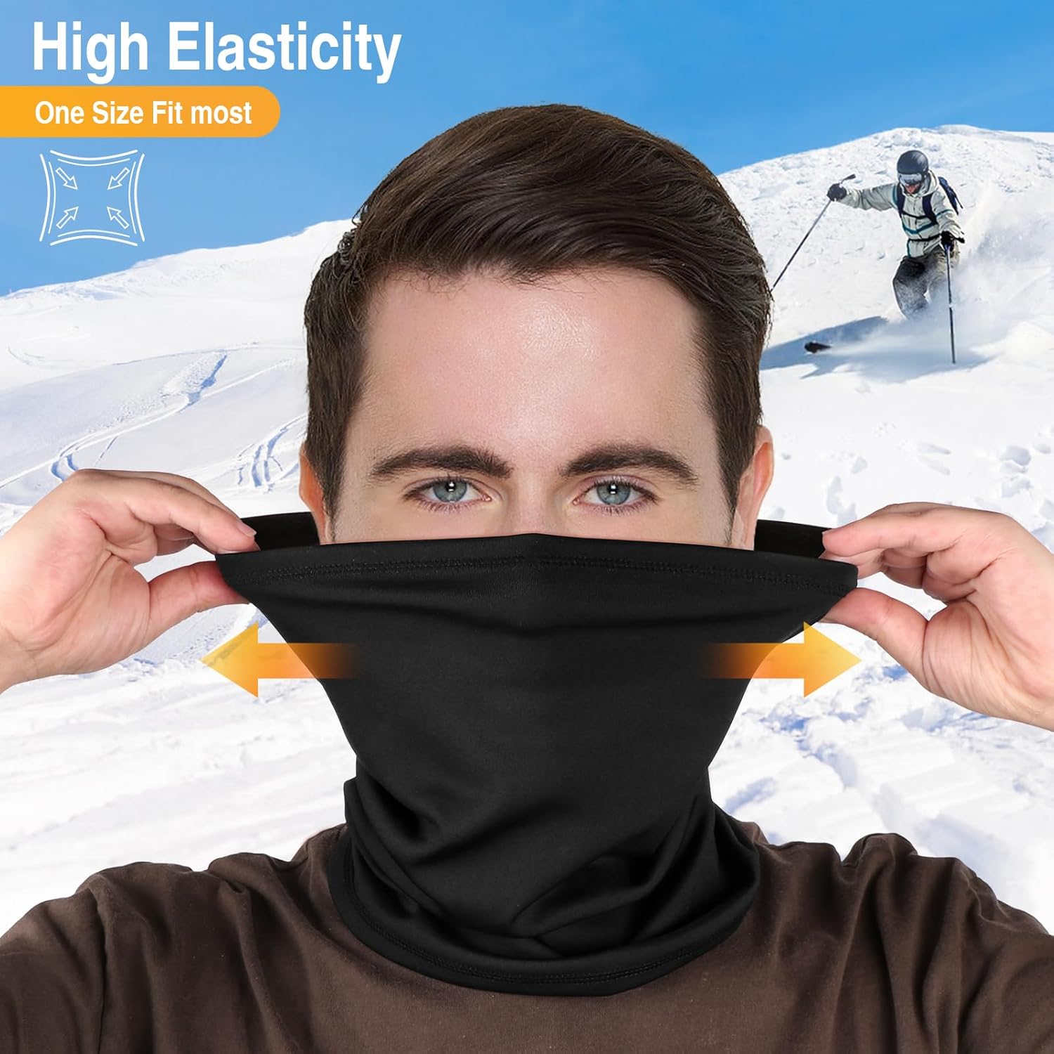Detalle de HEGGCOOE Schlauchschal Set winddicht Wärme-Schals für Outdoor