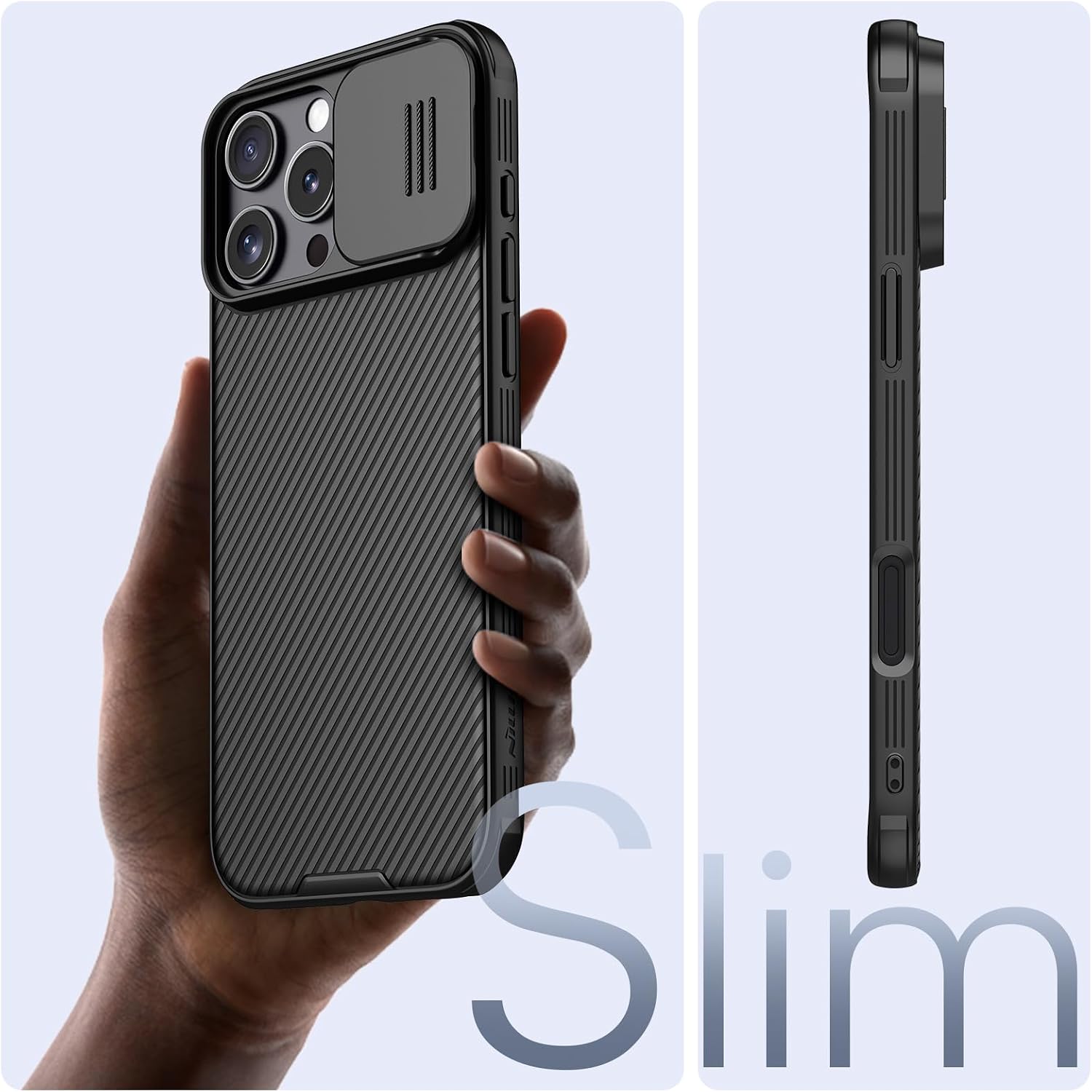 Detalle 1 de Nillkin Nillkin_Magsafe_SlidingCamera_16Pro Case for iPhone 16 Pro with MagSafe