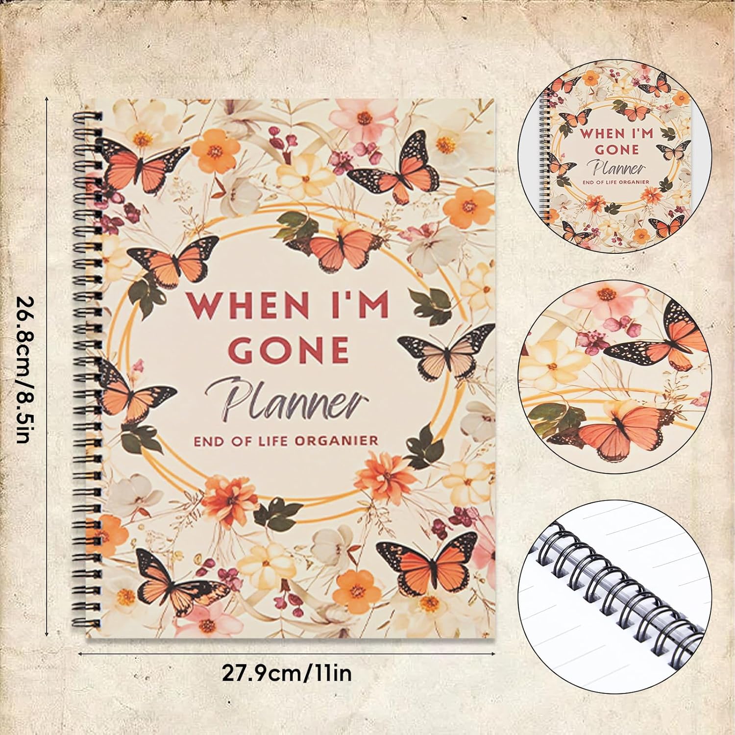 Thumbnail 1 de When I’m Gone Planner UK end of life organiser – Final wishes, funeral plans, and family information book