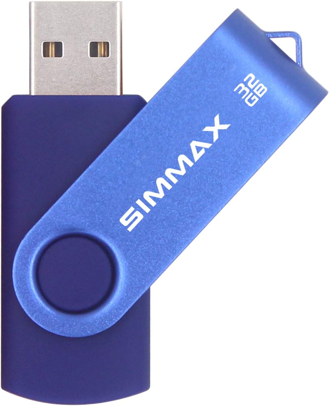 Detalle de SIMMAX 32GB USB 2.0 Memory Stick with TwistTurn Clip (Purple)