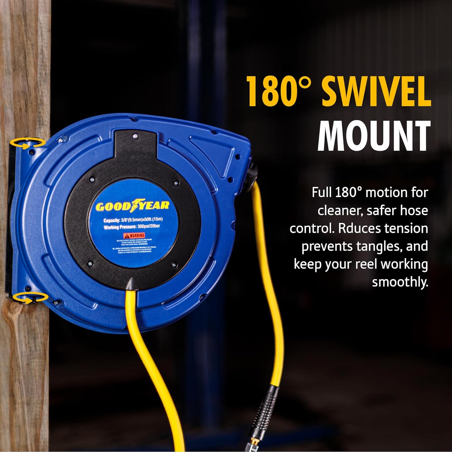 Thumbnail 6 de Goodyear Air Hose Reel Retractable 15 m