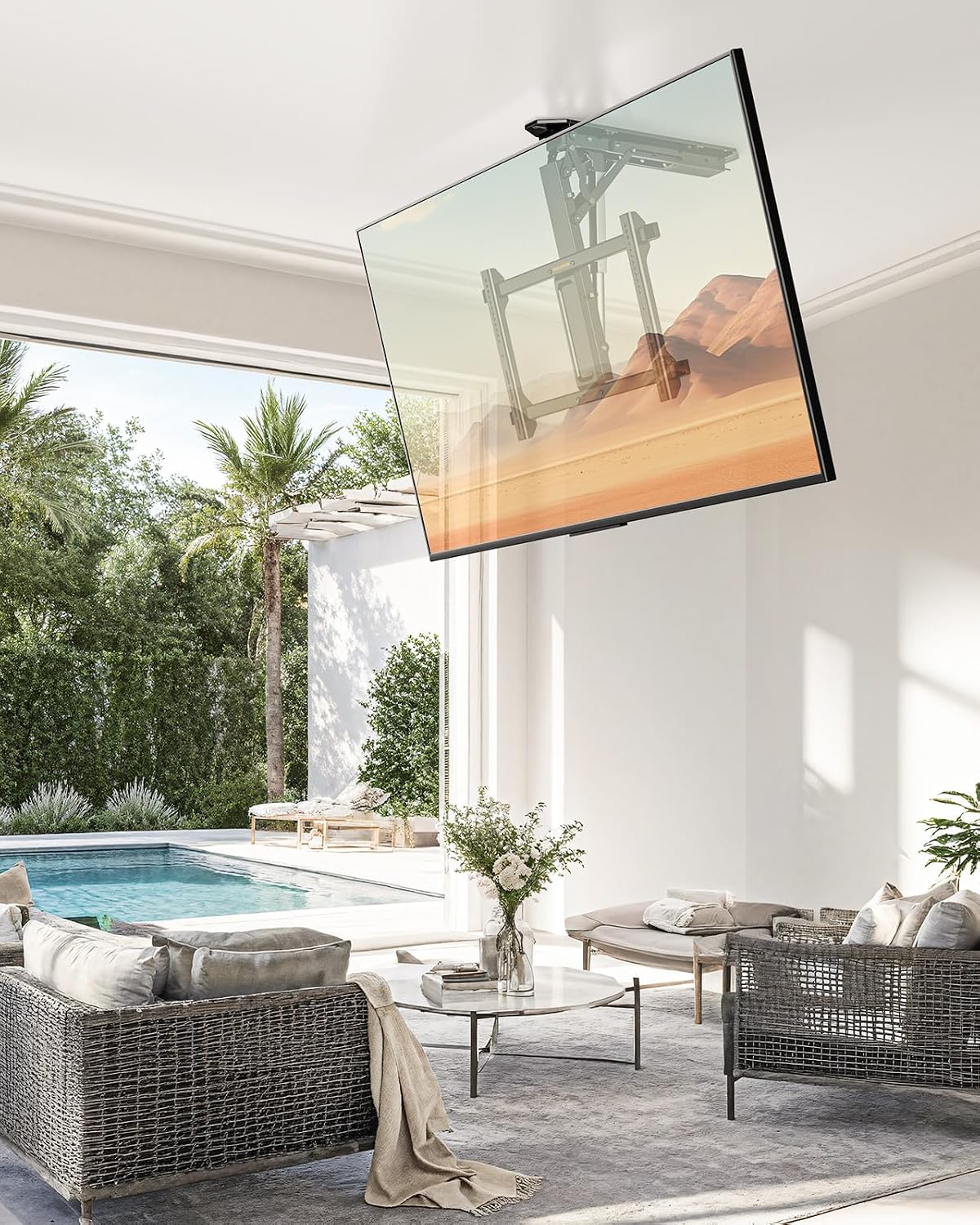 Thumbnail 6 de Perlegear Electric Ceiling TV Mount 70"