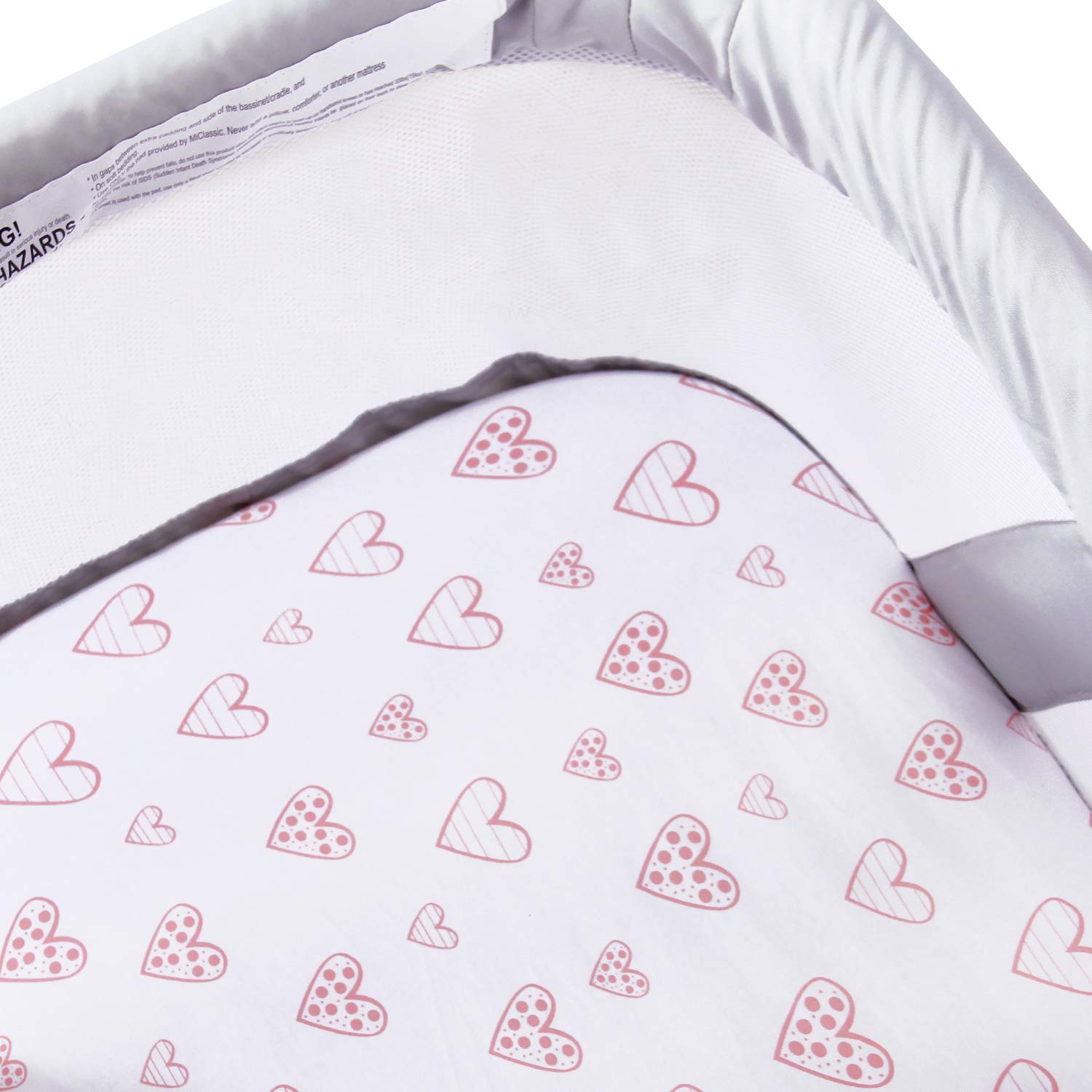 Detalle de Biloban Bassinet Sheets for GROWNSY and Semphis, 100% Cotton 2-Pack