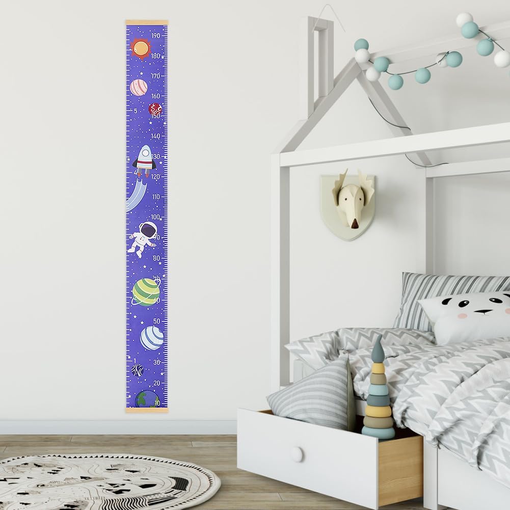 Thumbnail 6 de Aolso Metro Altezza per Bambini da Parete – Tabella di Crescita in Legno con Animali