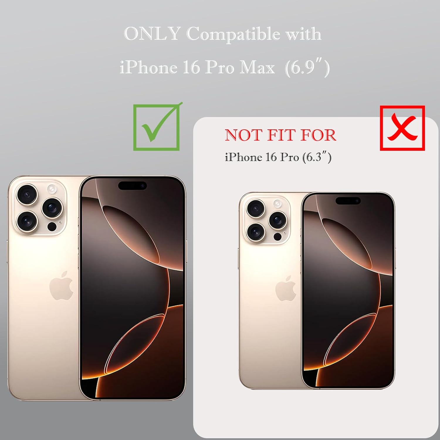 Thumbnail 1 de Butnyeoe Handyhülle für iPhone 16 Pro Max – Zaunkatzen Klappbar, geprägtes PU-Leder Wallet Case mit Standfunktion