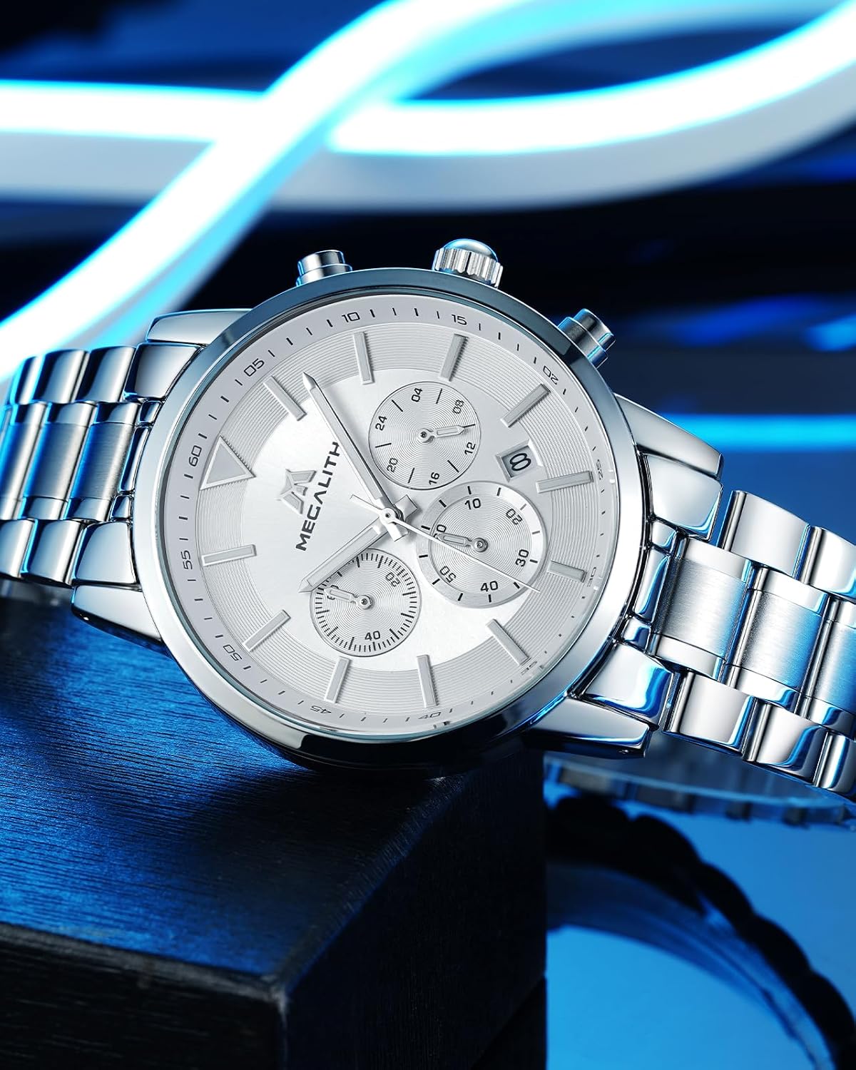 Thumbnail 6 de MEGALITH Herrenuhr 43,5 mm Chronograph