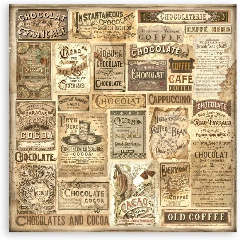 Thumbnail 4 de Scrapbooking Pad 22 hojas 12" x 12" Café y Chocolate 📓
