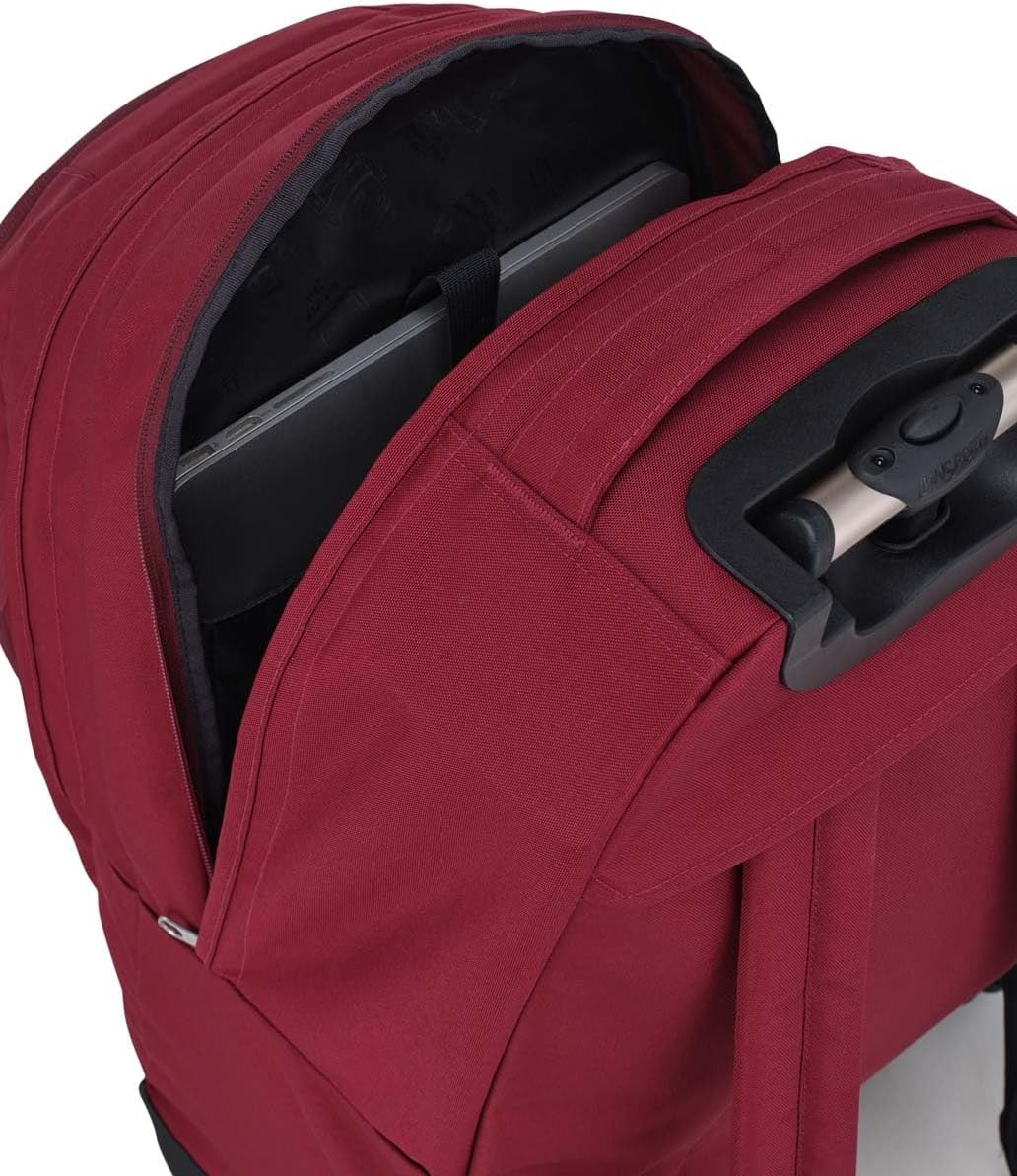 Detalle 2 de JanSport DRIVER 8 Bagagli con ruote: borsa trolley in poliestere riciclato da 2 scomparti