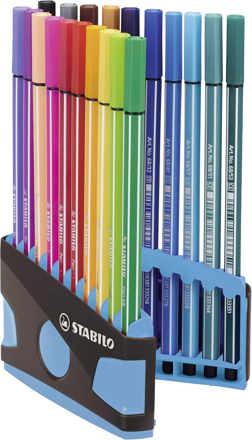 Detalle de STABILO Premium-Filzstift Pen 68 ColorParade – brillante Farben, robuste Spitze