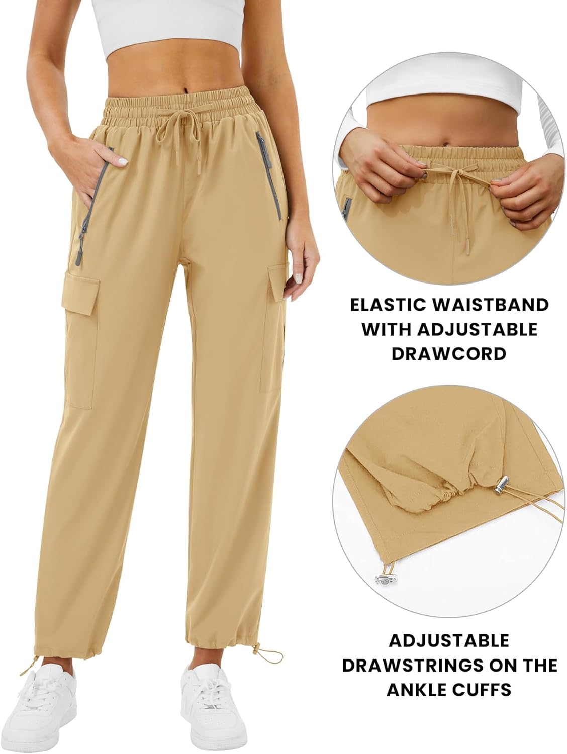 Detalle 2 de Friptspyg Outdoor Pantaloni Cargo Donna asciugatura rapida