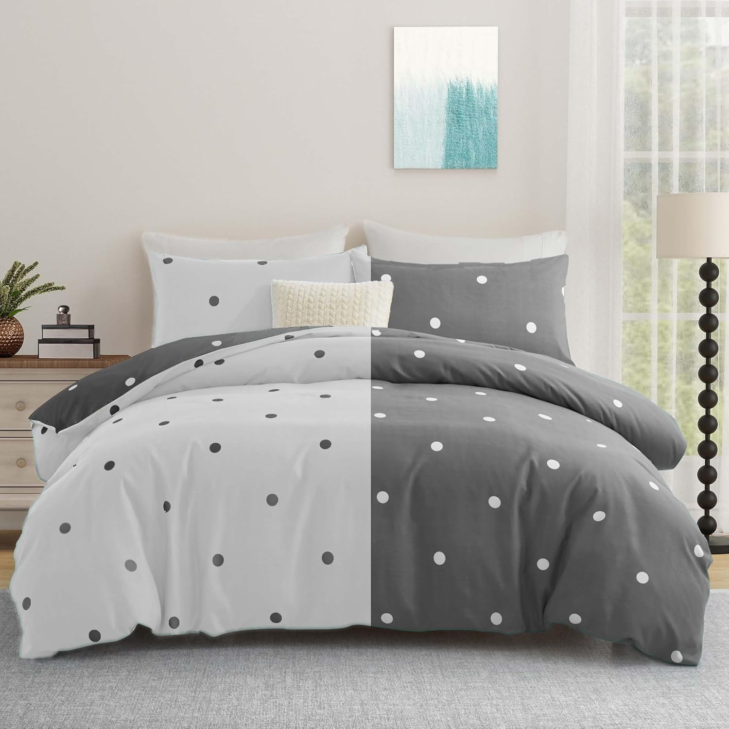 Thumbnail 2 de Hafaa King Size Duvet Cover Set 230x220