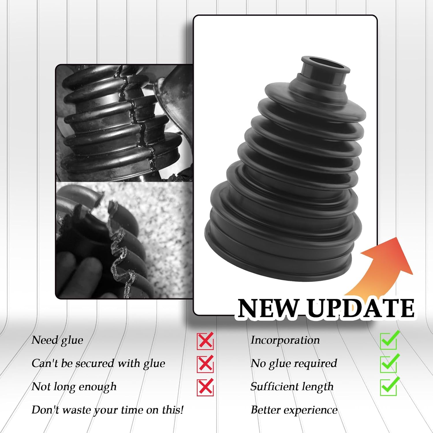 Detalle de CV Axle Boot Repair Kit, 2-Piece