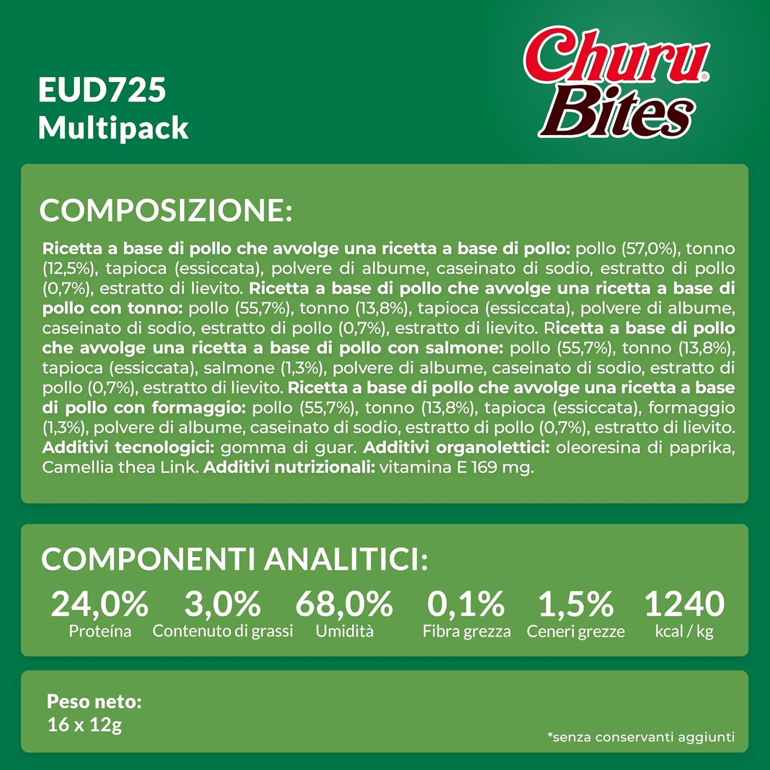 Thumbnail 6 de INABA Churu Bites Snack per Cani – Bocconcini di Pollo in 4 Gusti, 16 Monoporzioni da 12 g