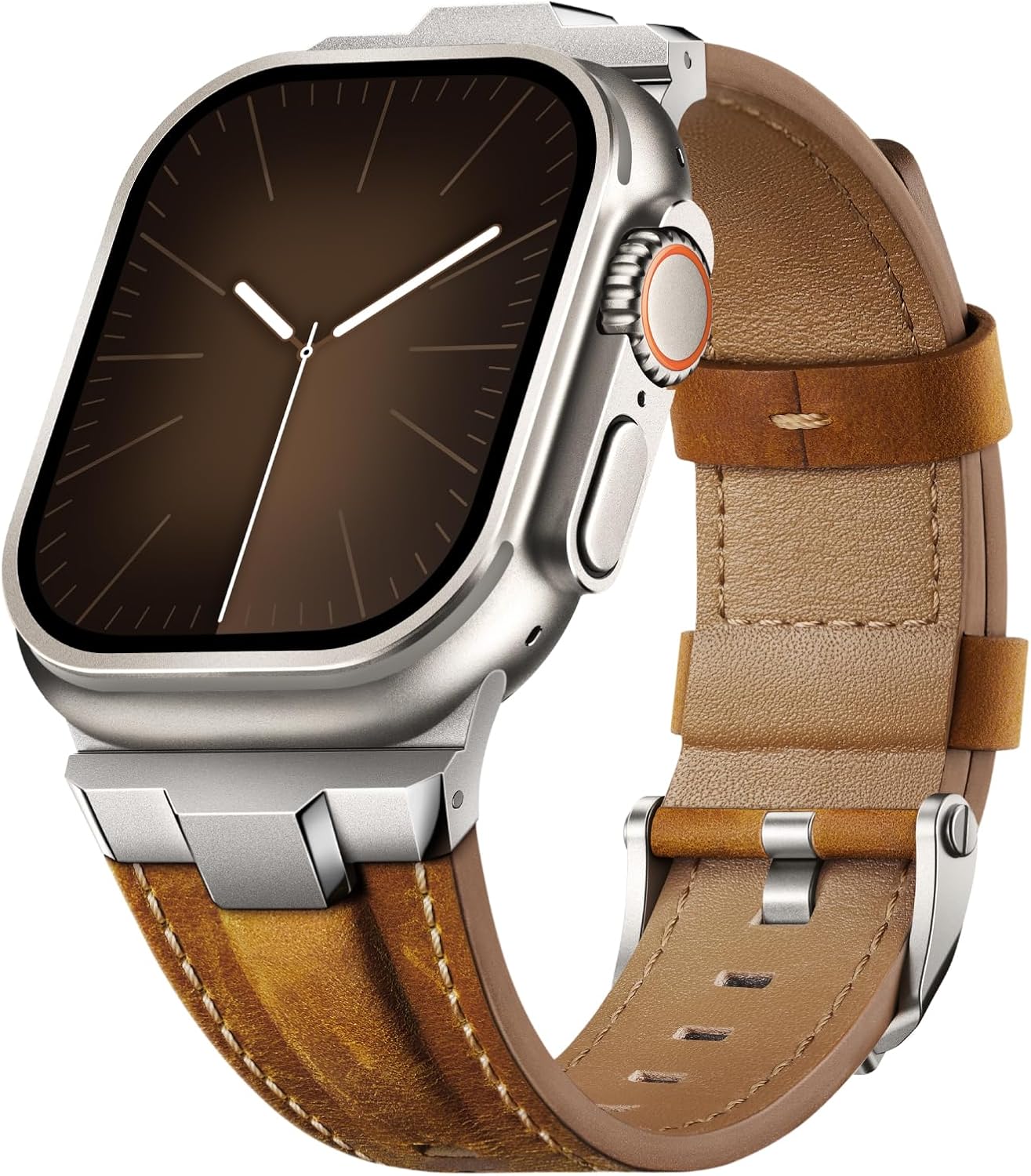 Detalle de Suitisbest 本革Apple Watchバンド 牛革素材・経年変化を楽しめる交換ストラップ