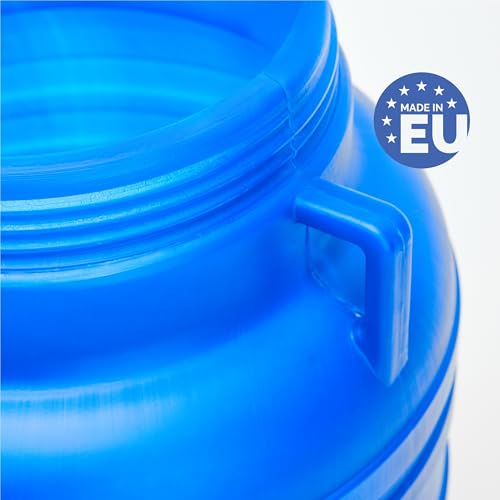 Detalle de Garronda Lot de 2 tonneaux HDPE 30 L sans BPA — grande ouverture,用途 polyvalent