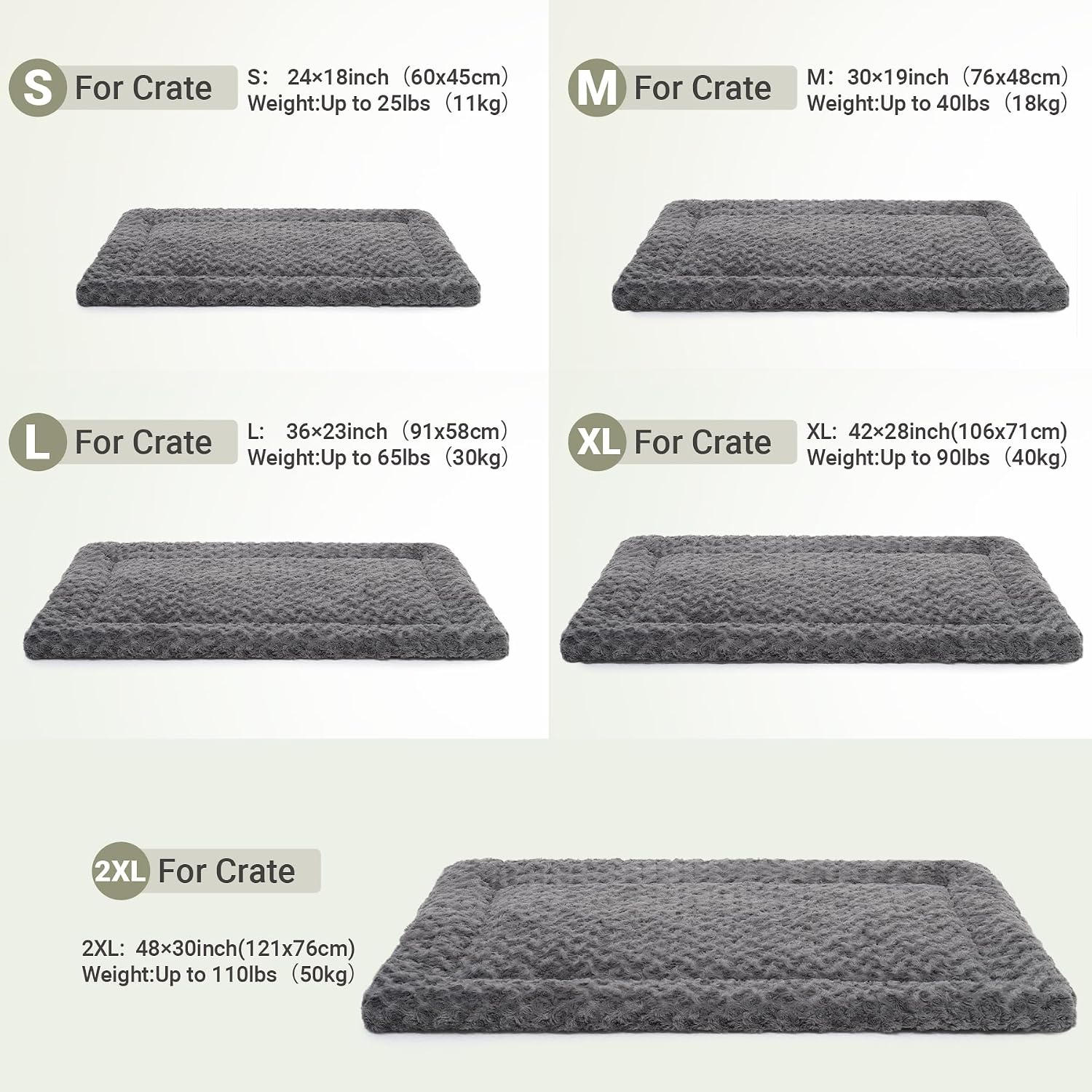 Detalle 2 de Exsnugy Dog Bed Mat, 42 x 28 Inches