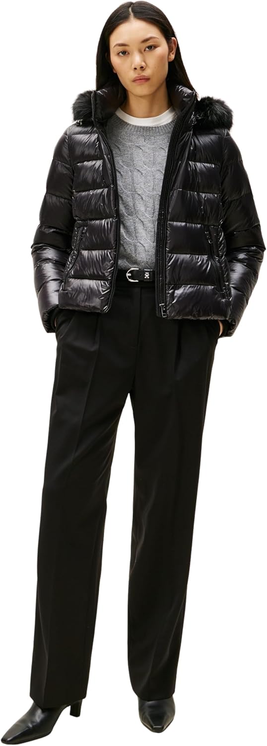 Detalle 2 de Tommy Hilfiger Donna piumino Gloss Down Slim