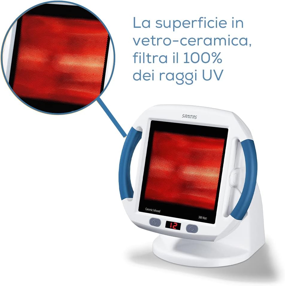 Detalle 2 de Sanitas SIL 45: Lampada a Raggi Infrarossi 300 W per terapia mirata