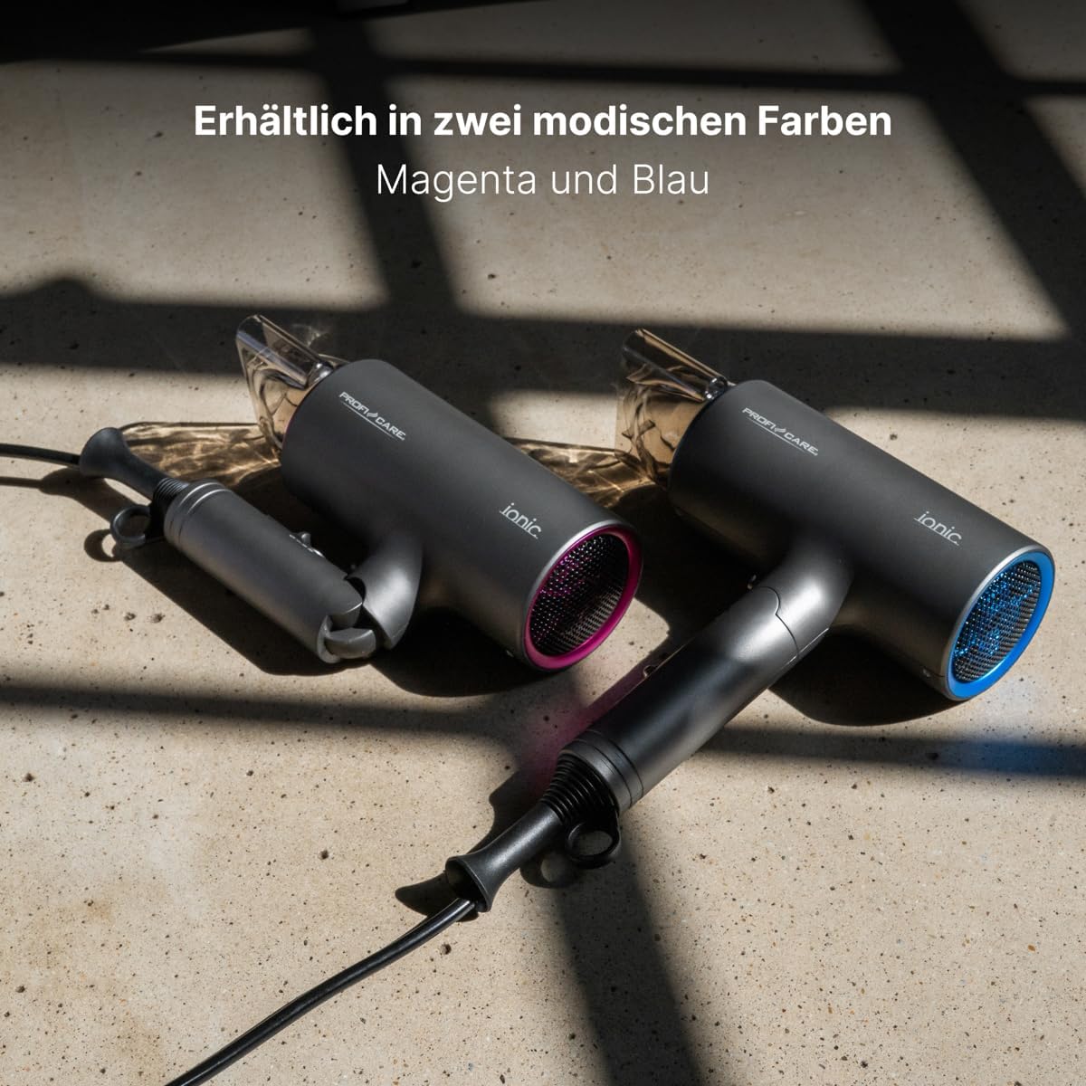 Thumbnail 5 de ProfiCare Haartrockner klappbar 1600W – kompakter Reiseföhn, pink (PC-HT 3073)