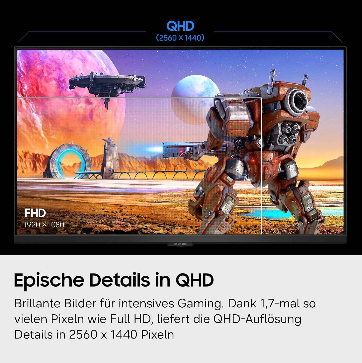 Thumbnail 5 de Samsung Odyssey G60F 27 Zoll Gaming-Monitor – IPS, 350 Hz, 1 ms GTG, WQHD