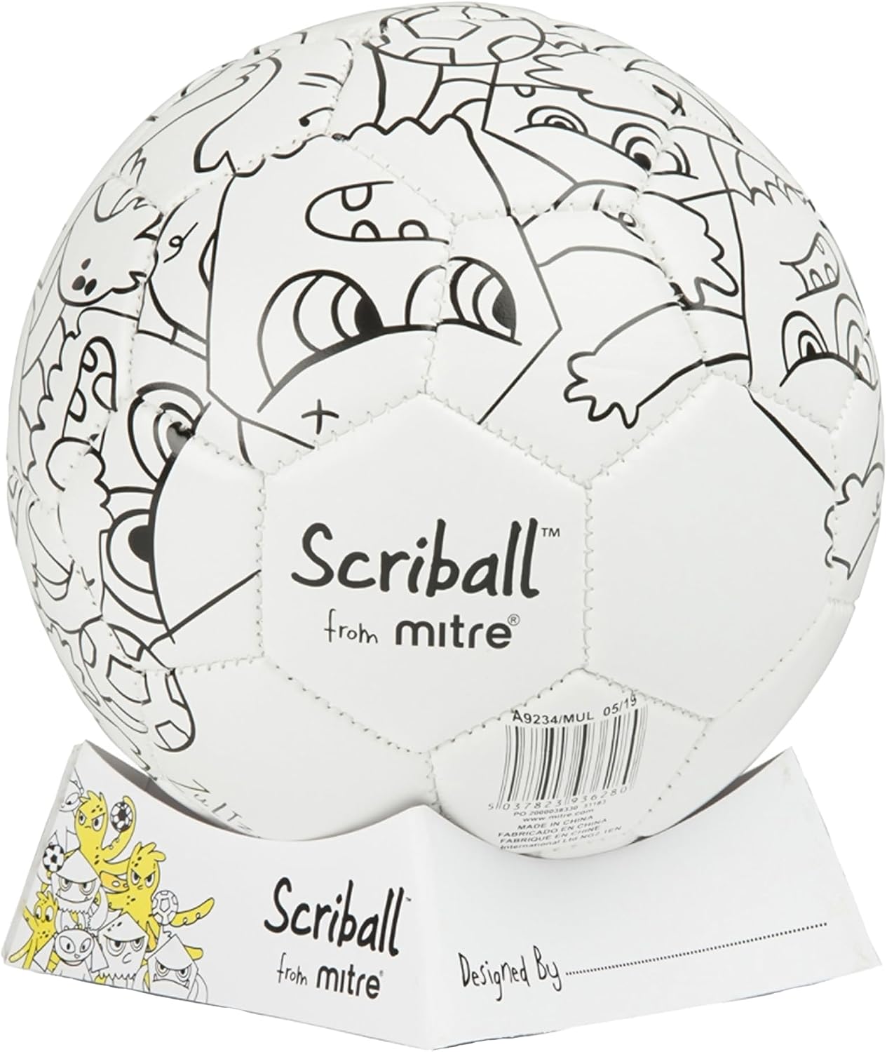 Detalle 2 de Mitre Scriball Ooodles Customizable Mini Football – Size 4 or 5