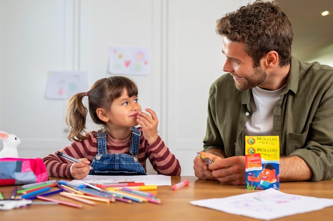 Thumbnail 5 de Moller’s Omega 3 pour Enfants – Gelées à l’huile de poisson avec DHA et EPA, goût Cola, sans sucre ajouté, 36 unités