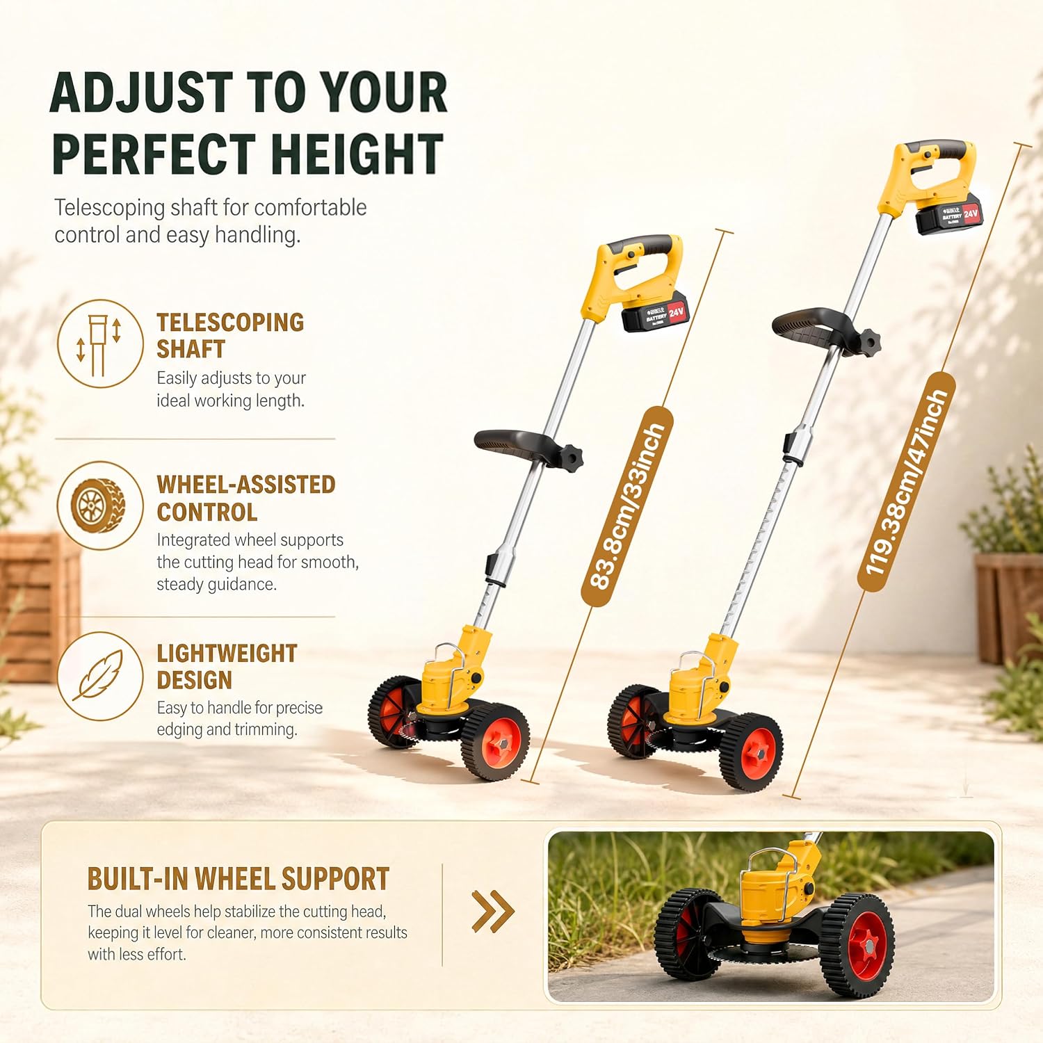 Thumbnail 4 de Cordless Weed Trimmer 24V