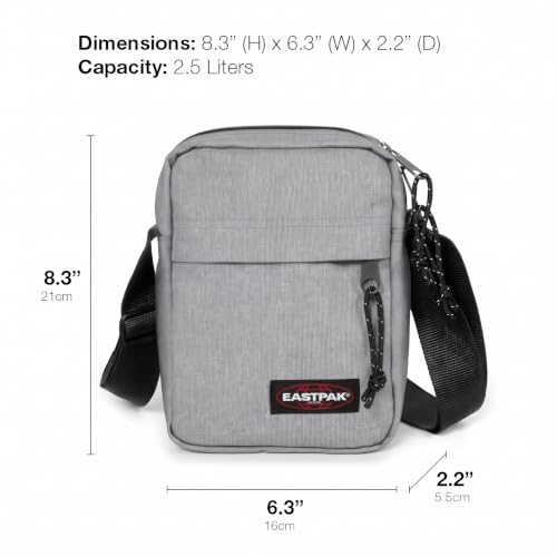 Detalle de EASTPAK The One sac bandoulière 2,5 L, gris Sunday Grey
