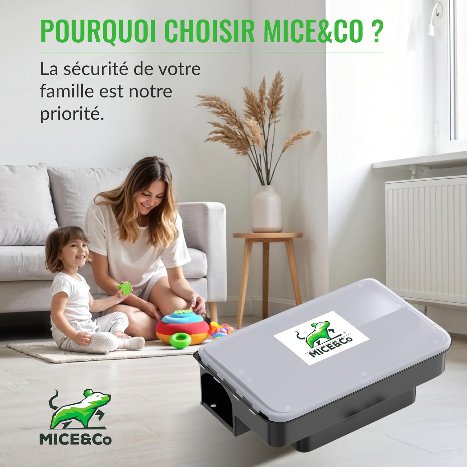 Thumbnail 6 de Mice&Co 4X Boîte d’Appât Professionnelle – Station Sécurisée pour Rats et Souris (4 unités)