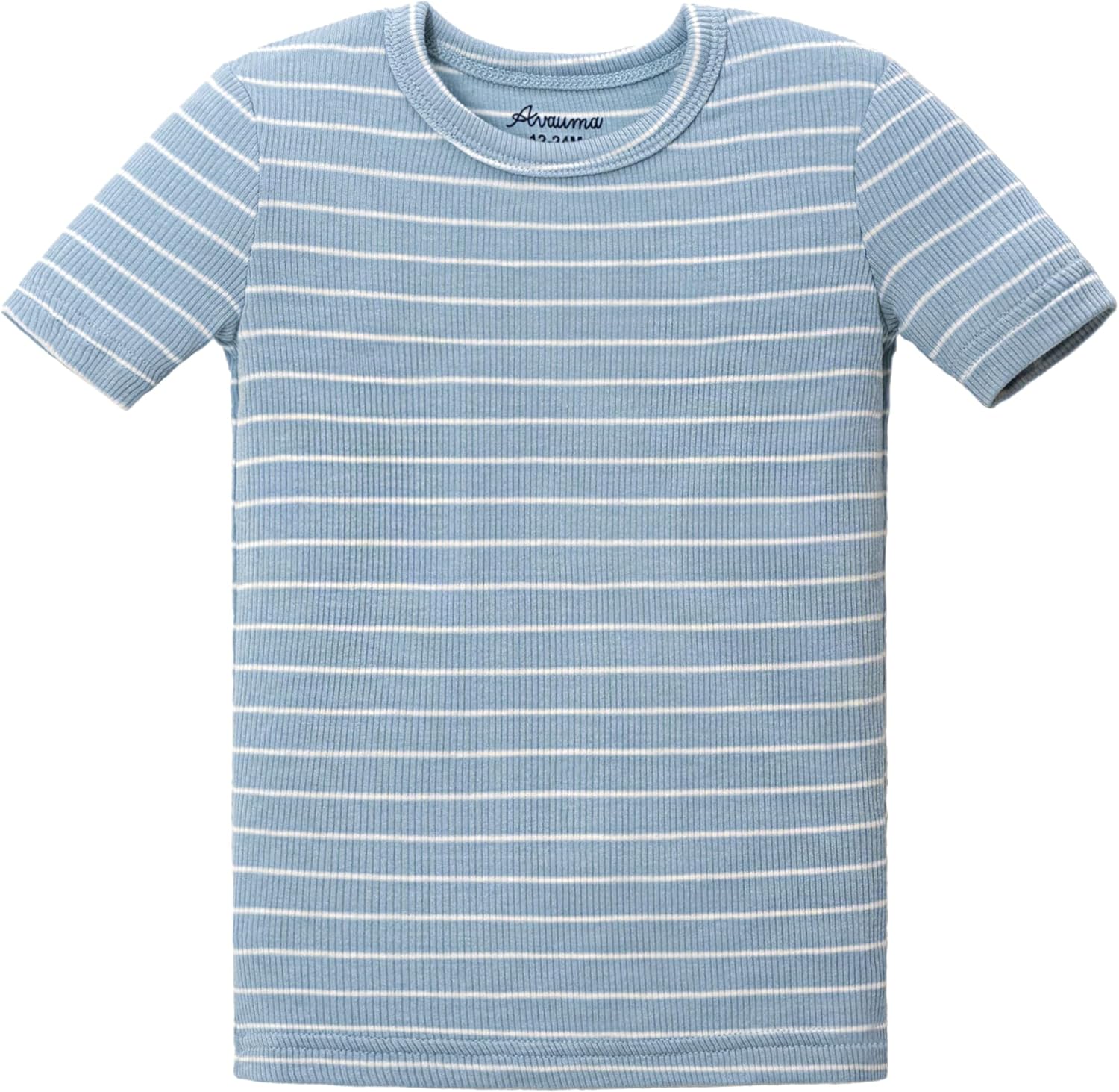 Thumbnail 3 de AVAUMA Stripe Pattern Baby Pajama Set: Snug, Ribbed Sleepwear for Kids