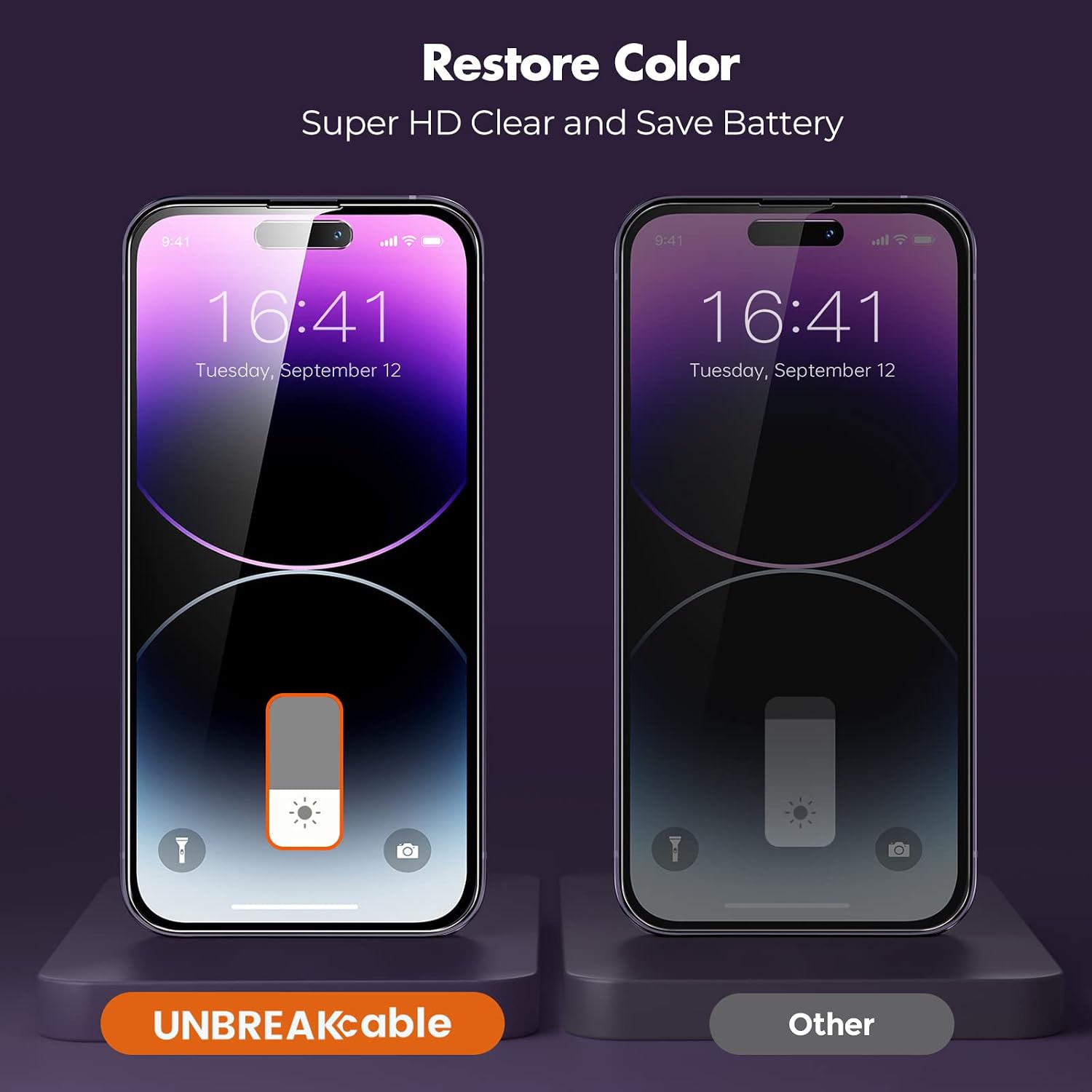 Thumbnail 4 de UNBREAKcable Protector Privacidad para iPhone 14 Pro Max 6,7