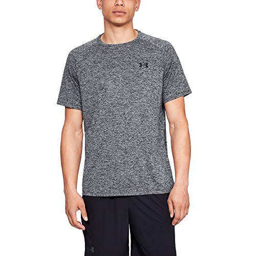 Detalle 2 de Under Armour Men's Tech 2.0 Short Sleeve Tee – Black/Black, XL