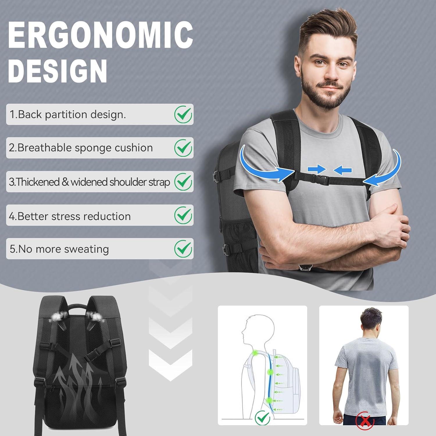 Thumbnail 2 de Yankony 24L cabin backpack 40x30x20