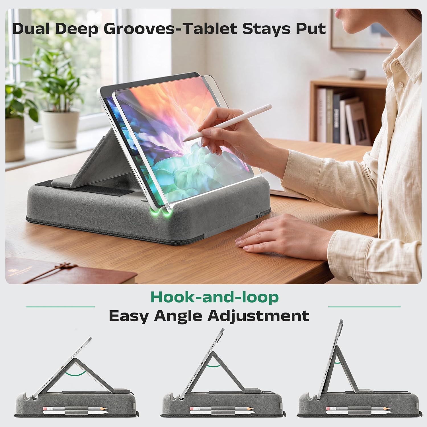 Detalle de TabHolderix Tablet Pillow Stand, 4.7–13-Inch Devices