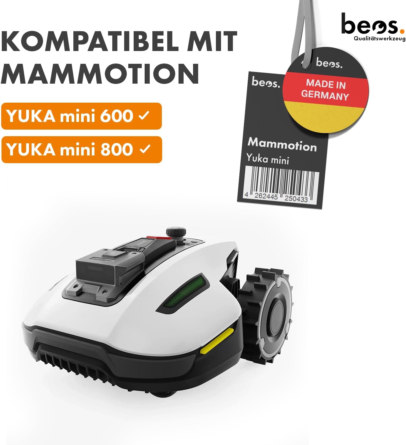Thumbnail 1 de BEOS Premium Tuning-Messerteller für Mähroboter (kompatibel mit Mammotion YUKA mini, Ø 162 mm)