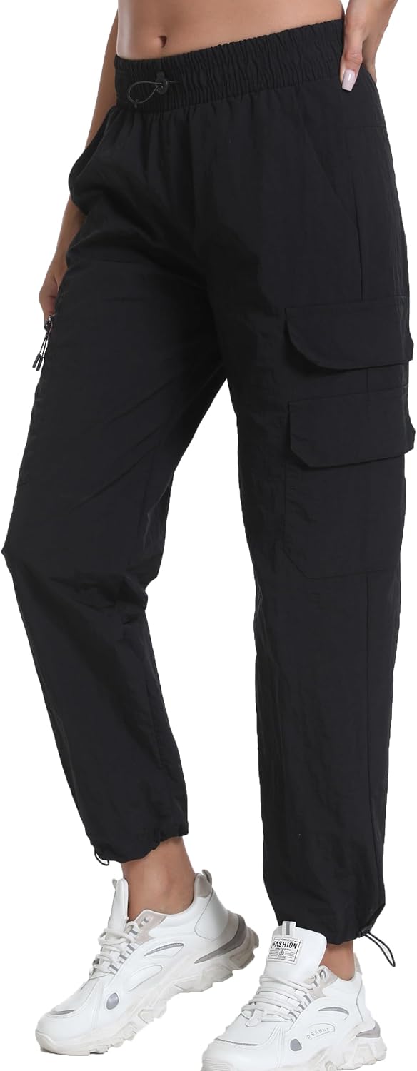 Detalle 2 de Yoglegins Women's Lightweight Hiking Joggers with Pockets