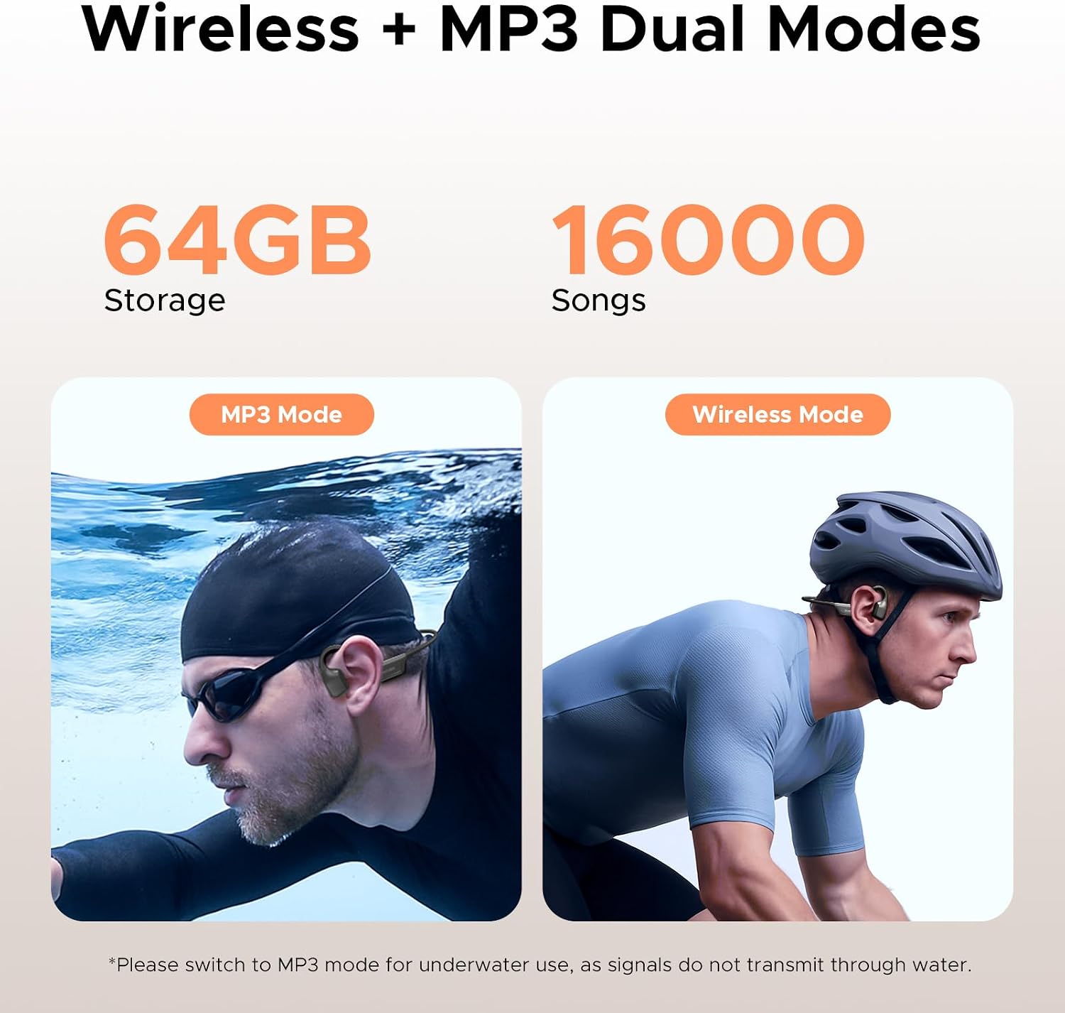 Detalle de DOOGEEEco Bone Conduction Headphones 64GB