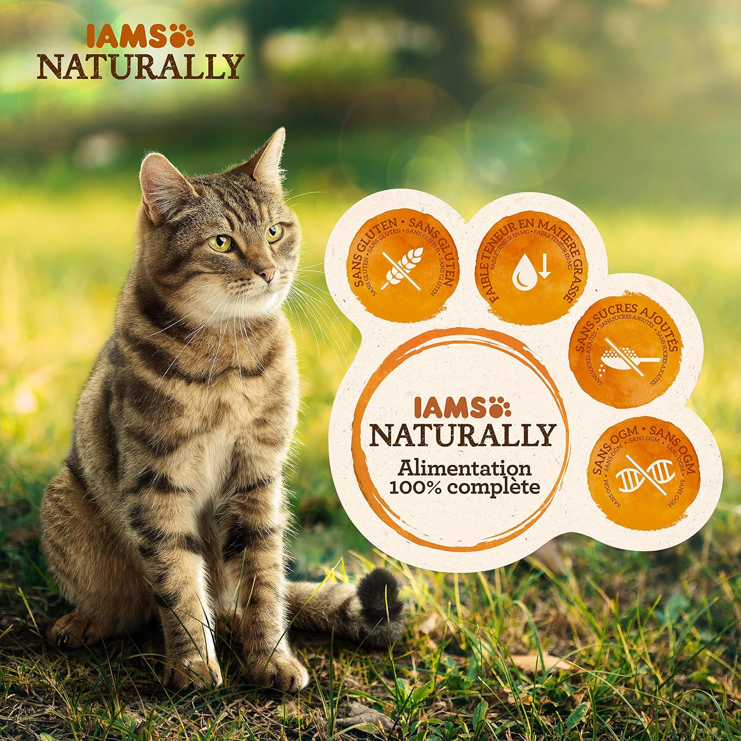 Detalle 2 de IAMS Naturally nourriture humide pour chat stérilisé ou non – sachets fraîcheurs (12 x 85 g)