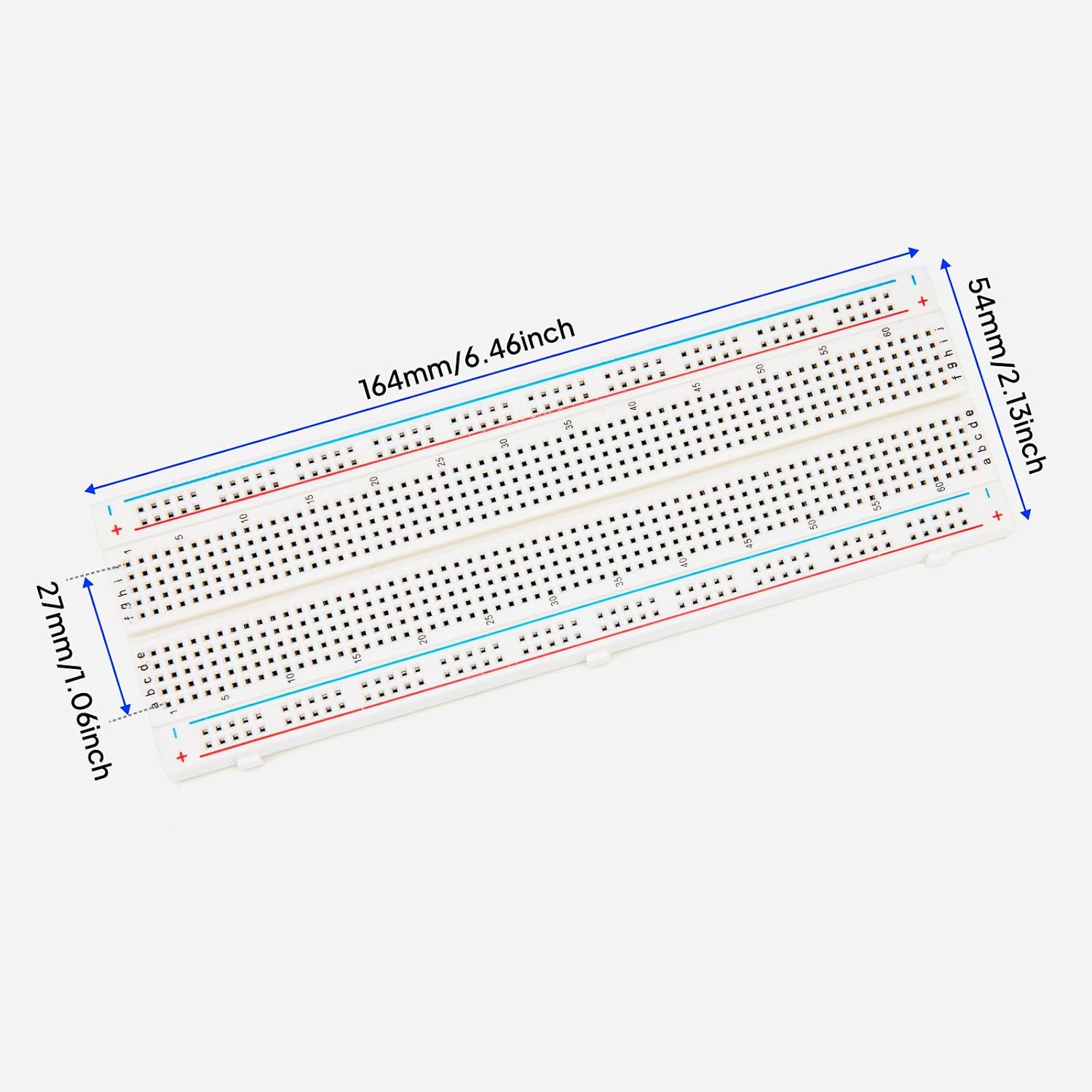 Thumbnail 1 de ELEGOO 3 pezzi Breadboard con 830 punti – senza saldature, espandibile, compatibile R3