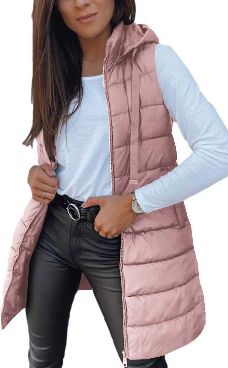 Detalle de Veatzaer Long Puffer Vest 100% Polyester